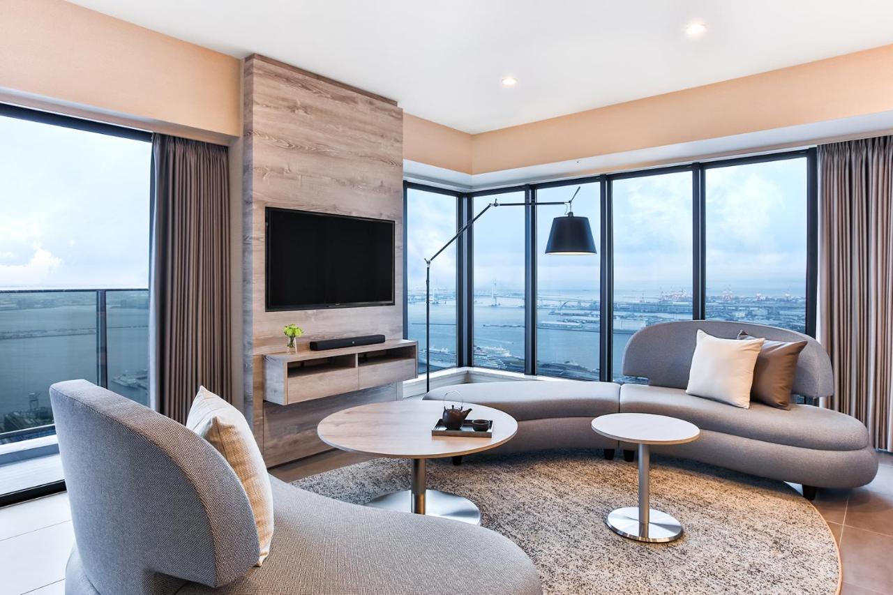 Oakwood Suites Yokohama Γιοκοχάμα Εξωτερικό φωτογραφία Living room