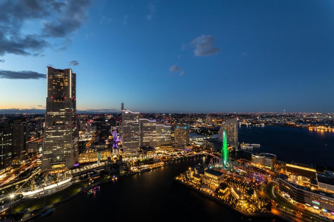 Oakwood Suites Yokohama Γιοκοχάμα Εξωτερικό φωτογραφία View of the city from the observation deck of the hotel